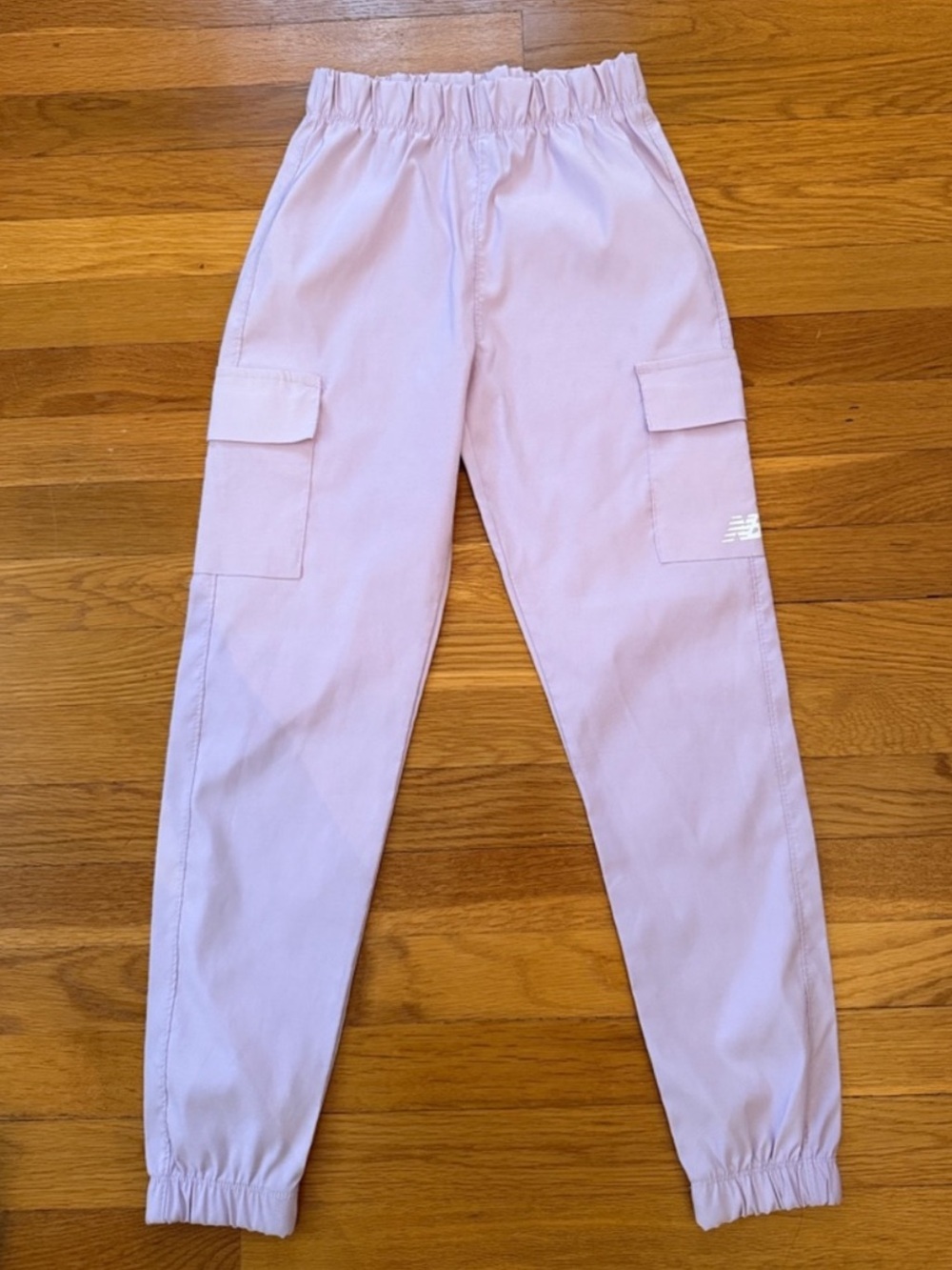 New Balance Girls Lilac Cargo Joggers M 10/12 NWOT | Athletic Pants Pockets